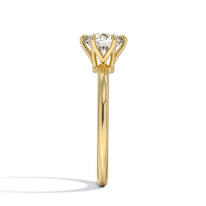 Swaggy 1 carat Solitaire Silver Ring - Shinez By Baxi Jewellers