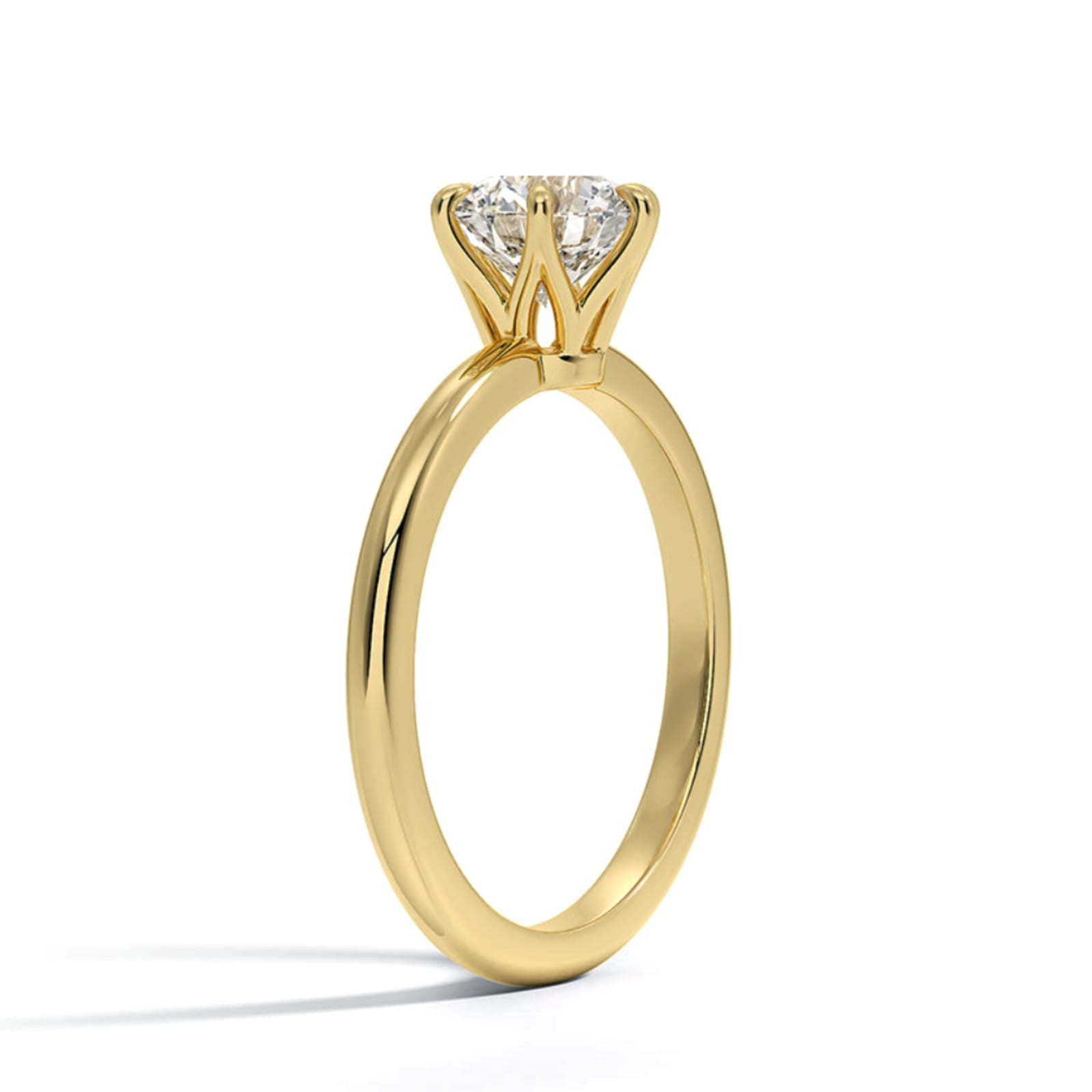 Swaggy 1 carat Solitaire Silver Ring - Shinez By Baxi Jewellers