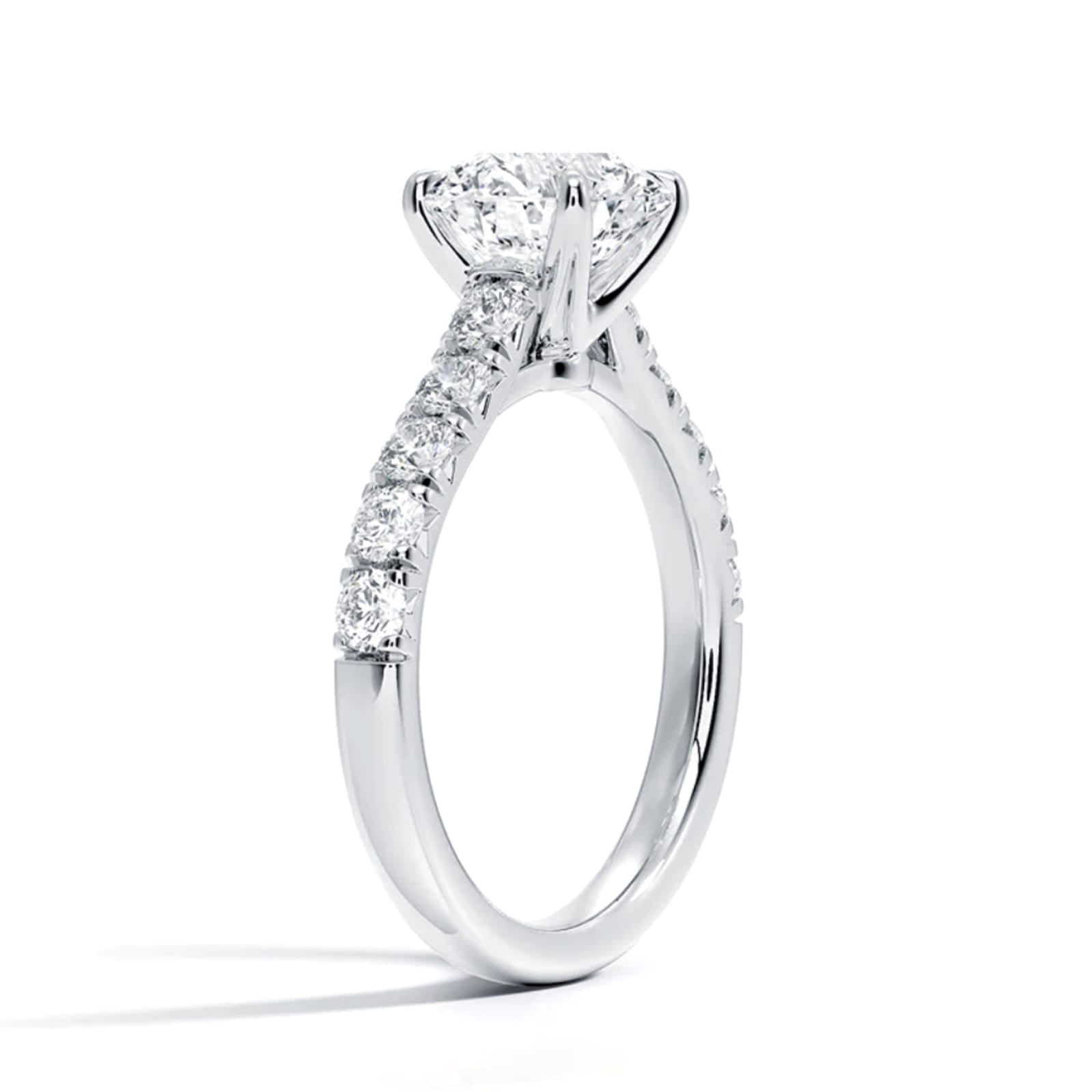 Oly 2 carat Solitaire Silver Ring - Shinez By Baxi Jewellers