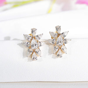 Avea Fancy Silver Stud Earrings for Women - Shinez By Baxi Jewellers