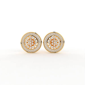 Emil Silver Stud Earrings for Women - Shinez By Baxi Jewellers