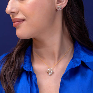 Kara Designer Silver Pendant for Women - Shinez By Baxi Jewellers