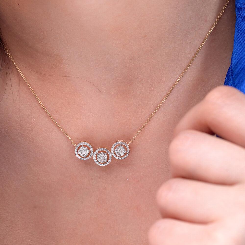 Layla Silver Pendant for Women - Shinez By Baxi Jewellers