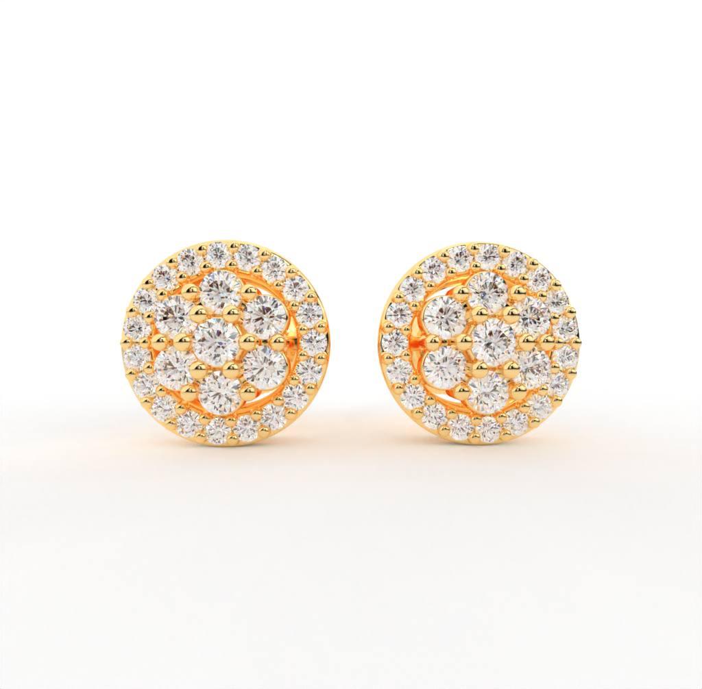 Matila Silver Stud Earrings for Women - Shinez By Baxi Jewellers