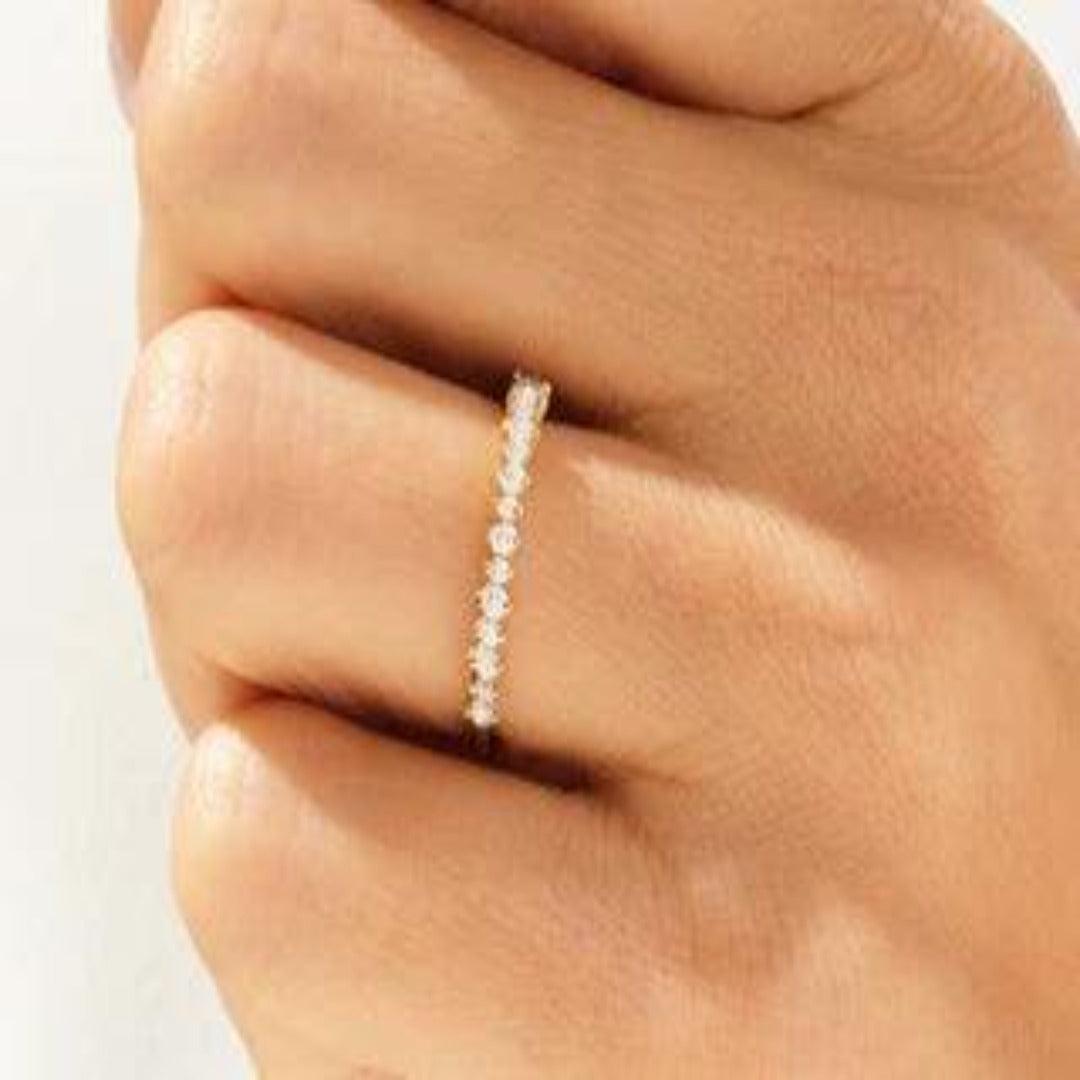Minimalist Silver Band for Women - Shinez By Baxi Jewellers